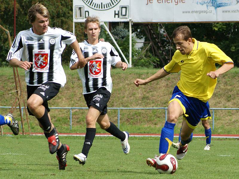 Z divizního utkání AFK Chrudim - Hradec Králové B.