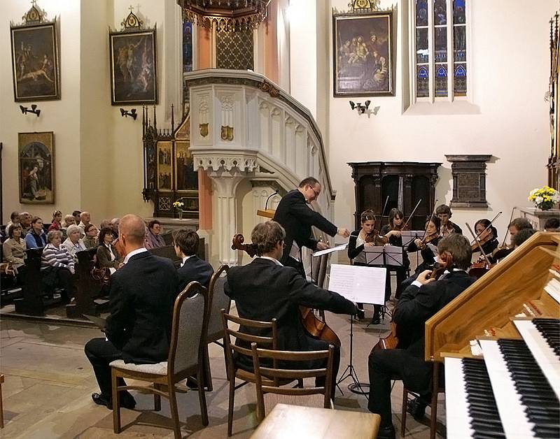 Kostel Nanebevzetí Panny Marie patřil duchovnímu koncertu.