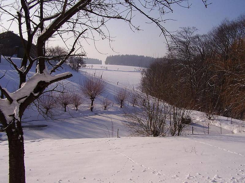 Zima čaruje na Chrudimsku.