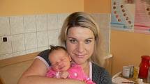 STELLA ŠTÝBNAROVÁ (3,61 kg) se poprvé ozvala rodičům Tereze a Zdeňkovi z Litomyšle a své 3leté sestřičce Sáře 24.10. ve 14:02.