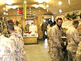Chrudimští příslušníci jednotek OMLT trávili vánoční svátky na základně Carwile v afghánské provincii Wardak.