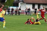 Z utkání druhého kola ČFL Louňovice - MFK Chrudim 2:0 (1:0)