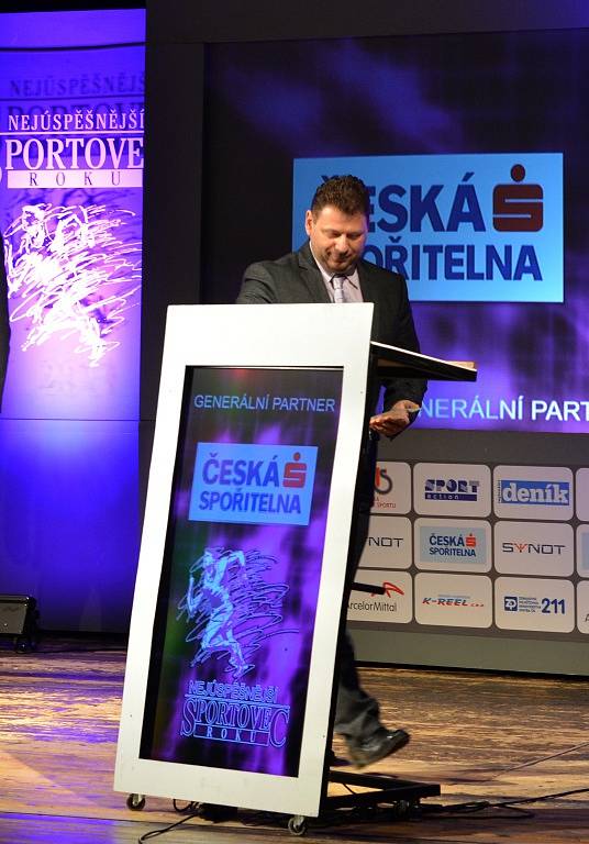 Z vyhlašování ankety Nejúspěšnější sportovec Chrudimska za rok 2015.