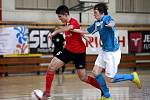 Z futsalového derby Torf Pardubice - Era-Pack Chrudim 3:11 (3:6). 