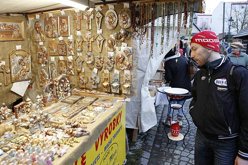 Rozsvěcení vánočního stromu v hlineckém Betlémě.