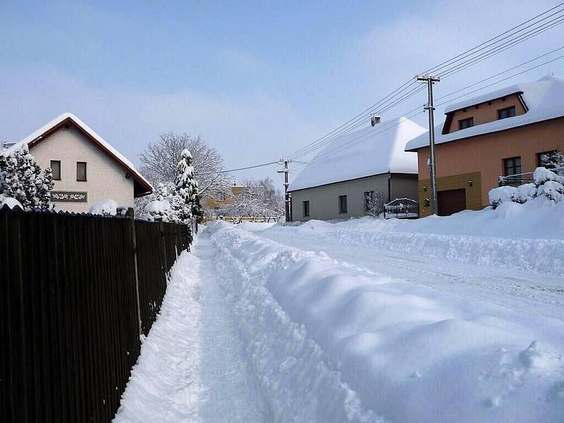 Kouzlo zimy v Třibřichách.