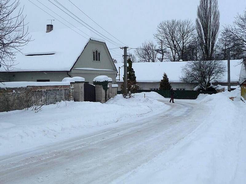 Kouzlo zimy v Třibřichách.