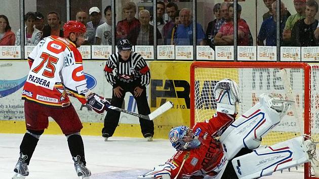 Přípravné utkání HC Chrudim - Hradec Králové 3:1.