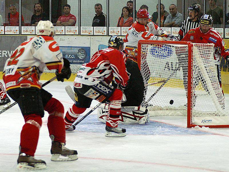 Přípravné utkání HC Chrudim - Hradec Králové 3:1.