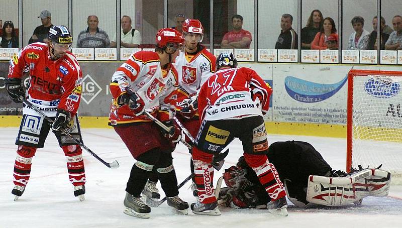 Přípravné utkání HC Chrudim - Hradec Králové 3:1.