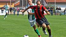 Z utkání 2. kola ČFL MFK Chrudim - Bohemians Praha 1:0.