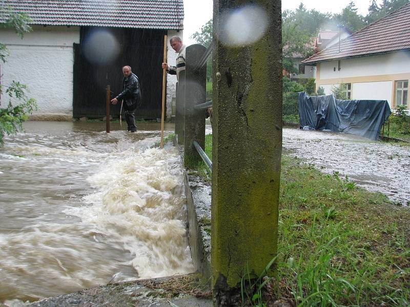 Záplavy na Chrudimsku, 25. 6. 2013 - Bošov