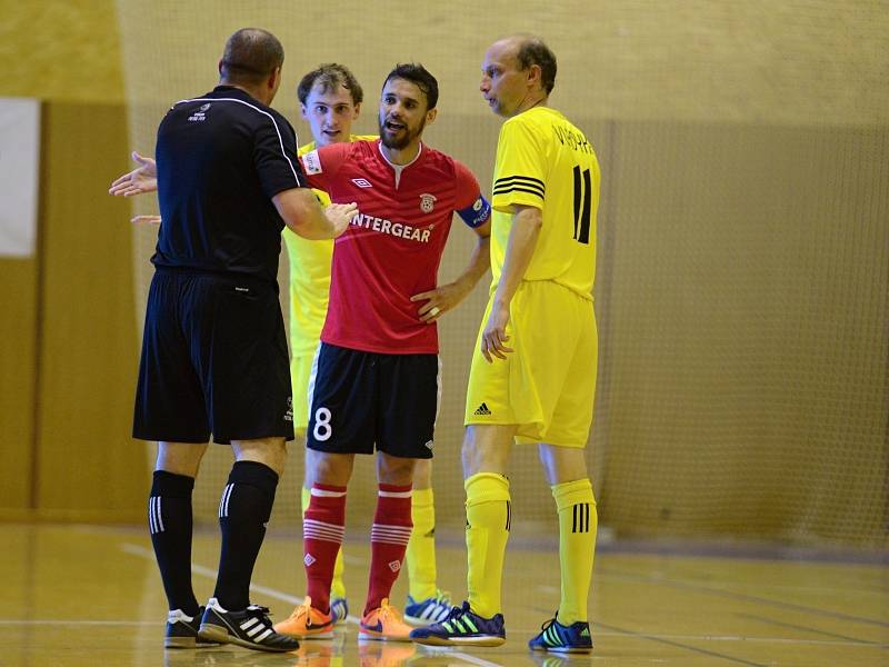 Futsalové derby vyhrála Chrudim nad Vysokým Mýtem 4:1.