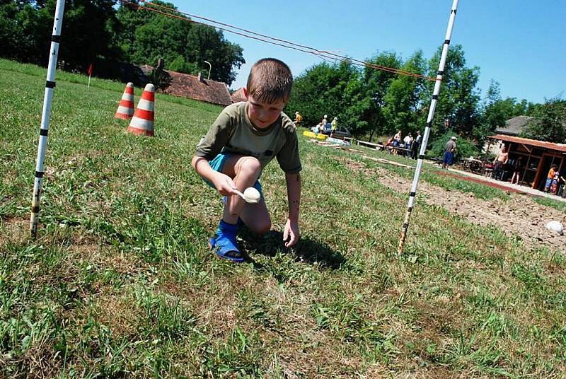 Sportovní den v Biskupicíc byl určen hlavně pro děti.