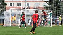 Z utkání 2. kola ČFL MFK Chrudim - Bohemians Praha 1:0.