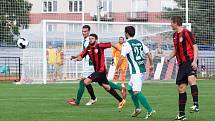 Z utkání 2. kola ČFL MFK Chrudim - Bohemians Praha 1:0.