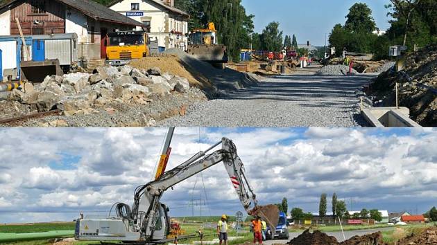 Stavbaři se v červenci na Chrudimsku rozhodně nenudí.