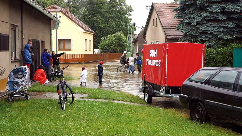 Záplavy na Chrudimsku 25. června 2013.