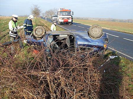 V sobotu 20. listopadu byli dva lidé zraněni při nehodě dvou automobilů na silnici mezi Zaječicemi a Chrastí.