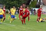 Z utkání druhého kola ČFL Louňovice - MFK Chrudim 2:0 (1:0)