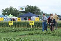 Výstava Naše Pole 2009 v Nabočanech představila odrůdy plodin i zemědělskou techniku.