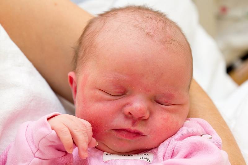 MAGDALÉNA PLÍŠKOVÁ (3,1 kg a 49 cm), 17.10 ve 12:27, rodiče Vendula a Michal ze Slatiňan, Matěj (3 roky)