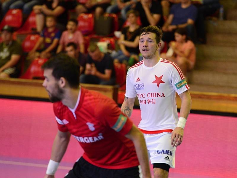 Chance futsal liga - 1. finále play off: FK ERA-PACK Chrudim - SK Slavia Praha.