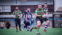  Z utkání v rugby league Rabbitohs – Beroun 32:0 (18:0).