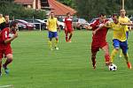 Z utkání druhého kola ČFL Louňovice - MFK Chrudim 2:0 (1:0)