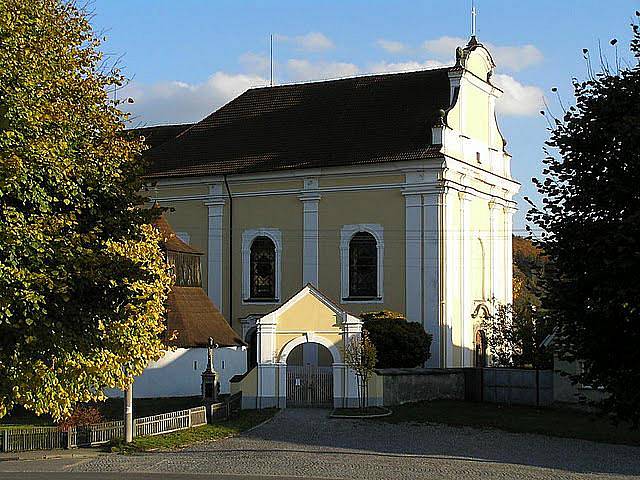 Kostel sv. Víta v Bojanově.