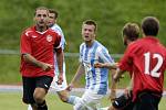 Fotbalové utkání Ondrášovky Cupu mezi MFK Chrudim a FK Mladá Boleslav.