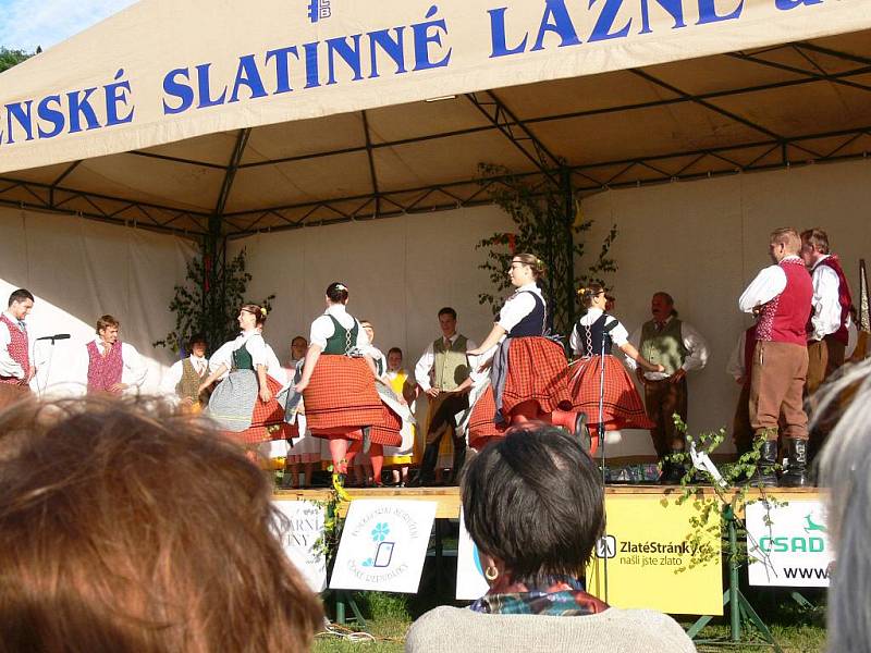 Z bělohradského folklorního festivalu Slavnosti písní a tanců Pod Zvičinou.