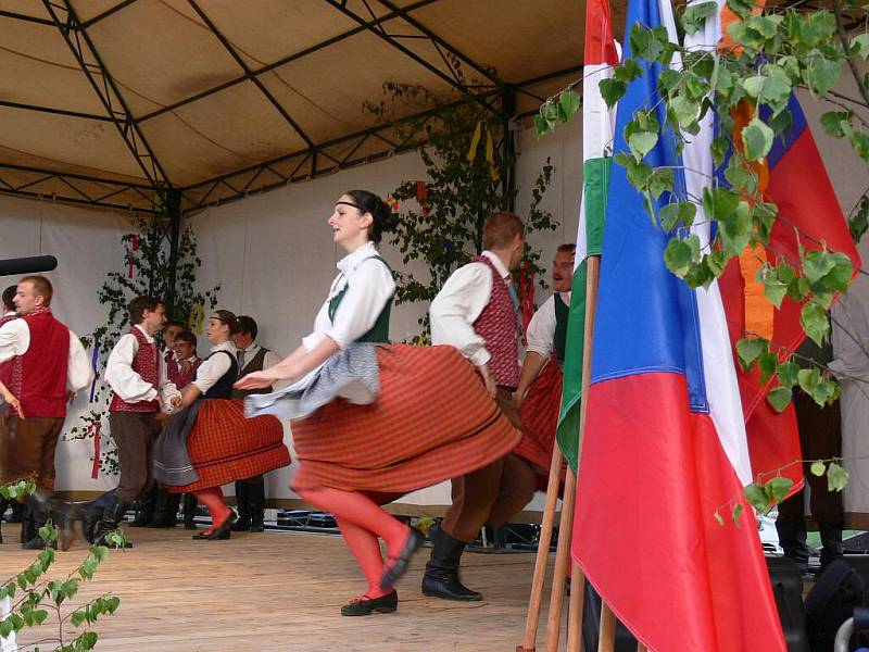 Z bělohradského folklorního festivalu Slavnosti písní a tanců Pod Zvičinou.