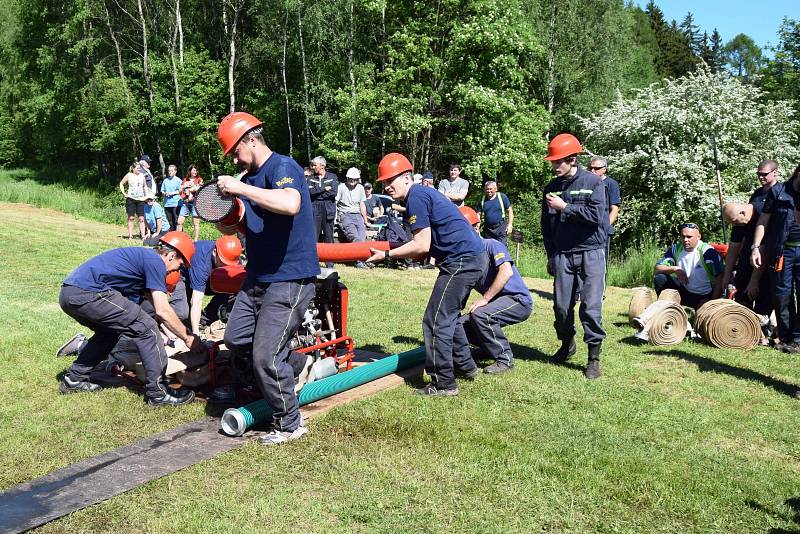 Dětský den a hasičská soutěž v požárním sportu