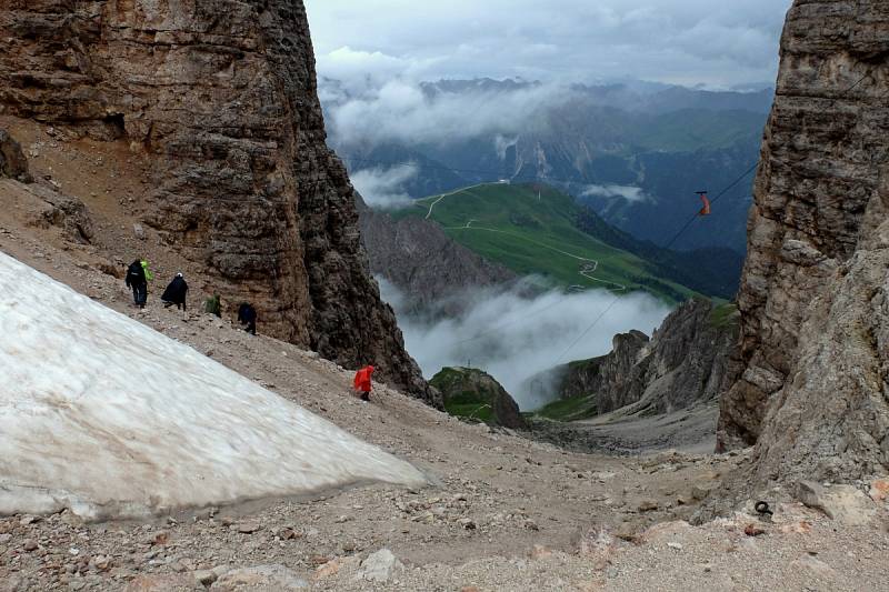 Výprava do Dolomit.