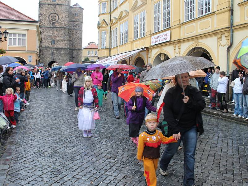 Ze zahájení festivalu Jičín - město pohádky.