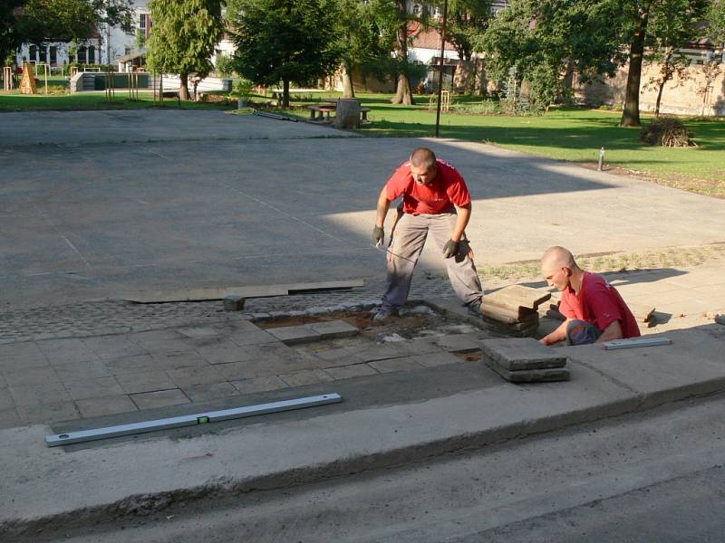 Dokončovací práce.