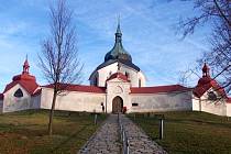 Zelená Hora - poutní kostel sv. Jana Nepomuckého.