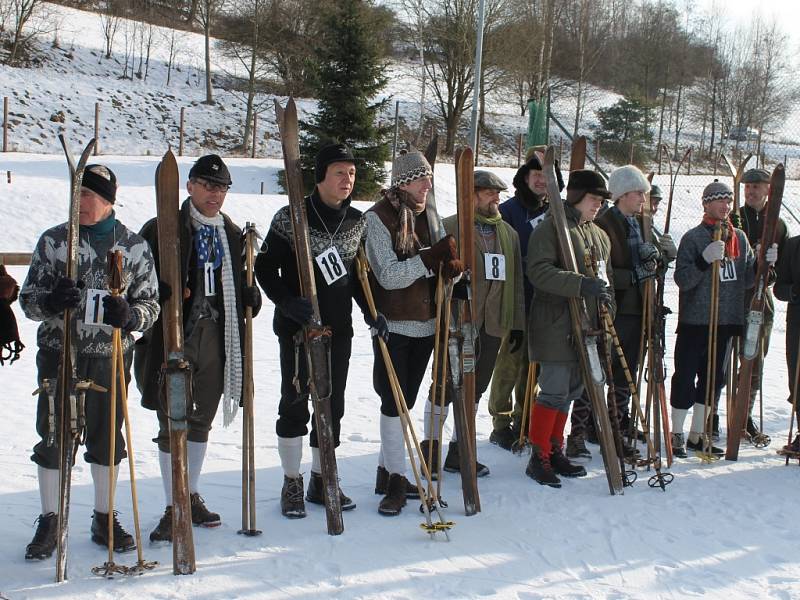 Peckovští lyžníci.