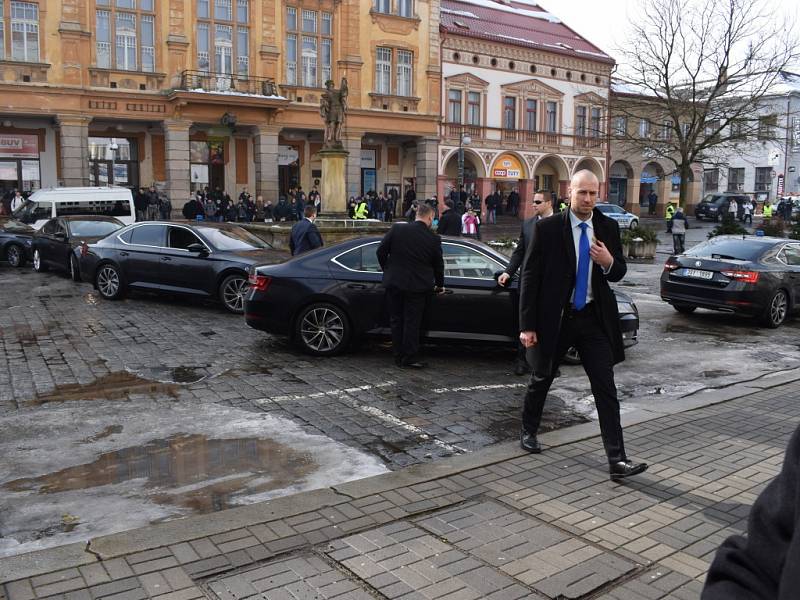 Prezident Miloš Zeman v Nové Pace.