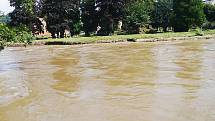 Povodně v Hrádku nad Nisou a okolí.