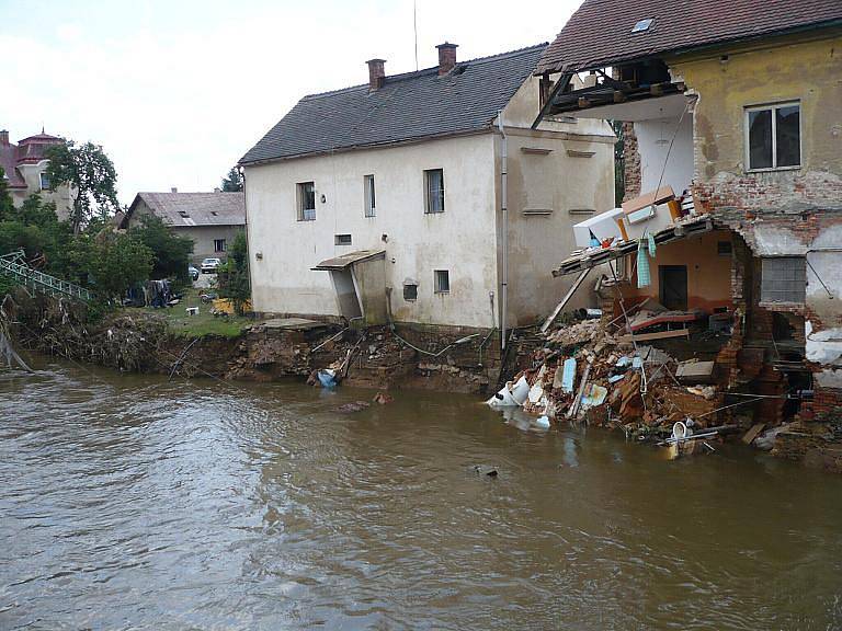 Povodně v Hrádku nad Nisou a okolí.