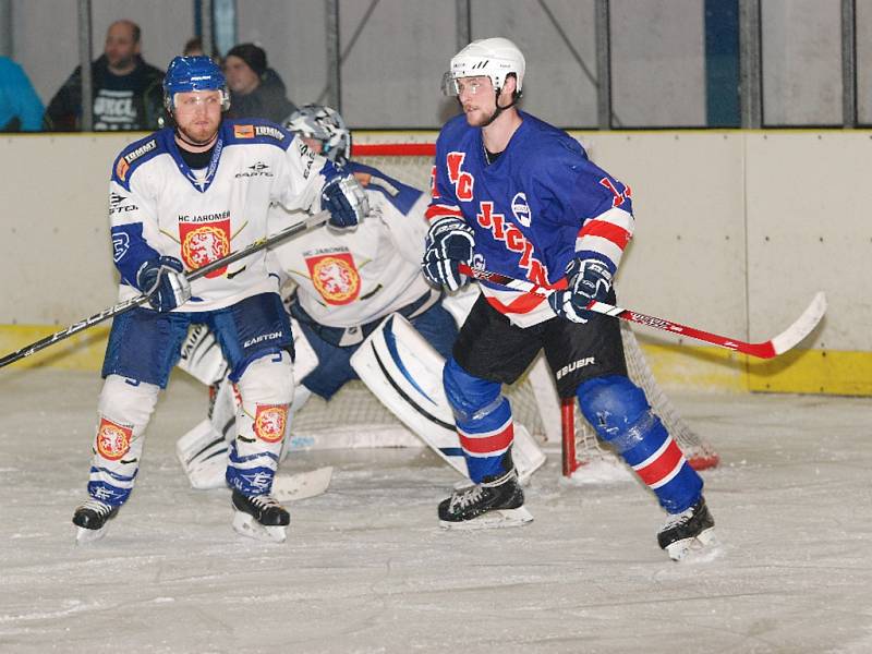 Utkání HC Jaroměř - HC Jičín.