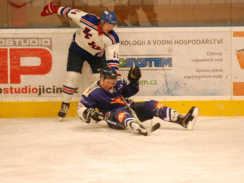 Utkání HC Jičín - HC Jaroměř.