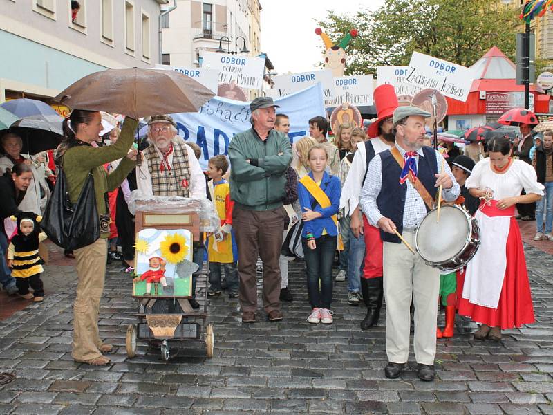 Ze zahájení festivalu Jičín - město pohádky.