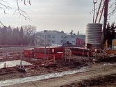Stavba nového sídla LesůCR v Hořicích.