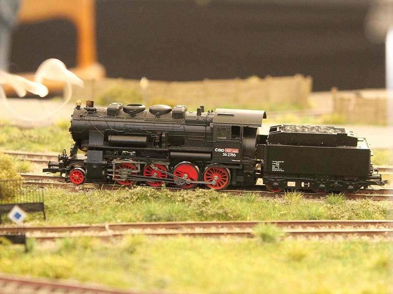 Výstava železničních modelů v Jičíně.