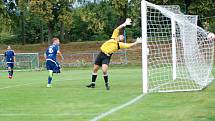 Krajský přebor ve fotbale: Sobotka - Vysoká nad Labem.