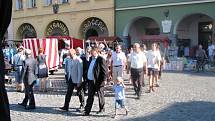 Ze zahájení jičínského pohádkového festivalu.