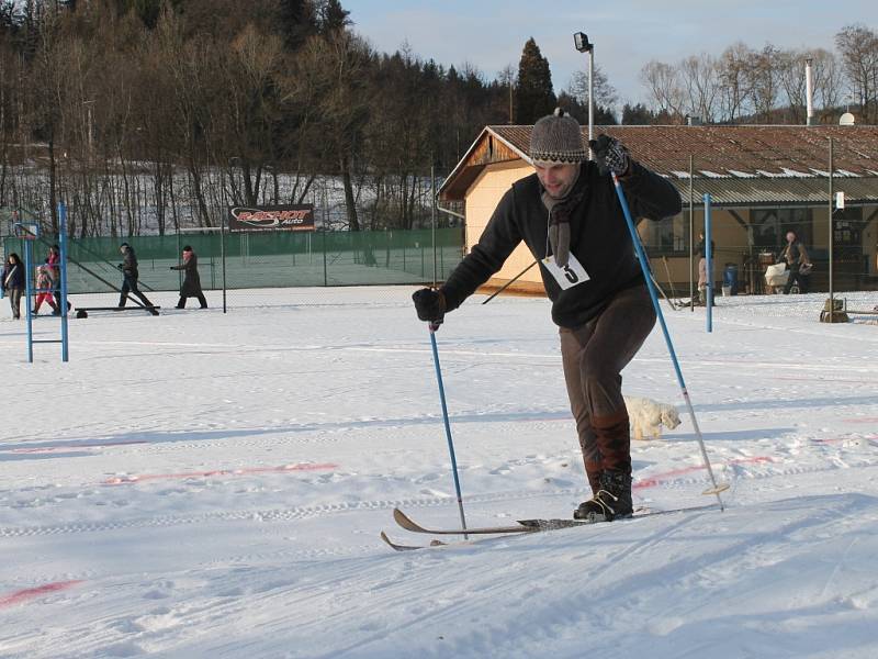 Peckovští lyžníci.